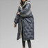 DAMEN ÜBERGROßE GESTEPPT WINTERJACKE | LANGER SCHNITT